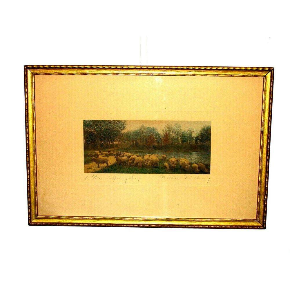 WALLACE NUTTING - "A Warm Spring Day" VERY RARE!